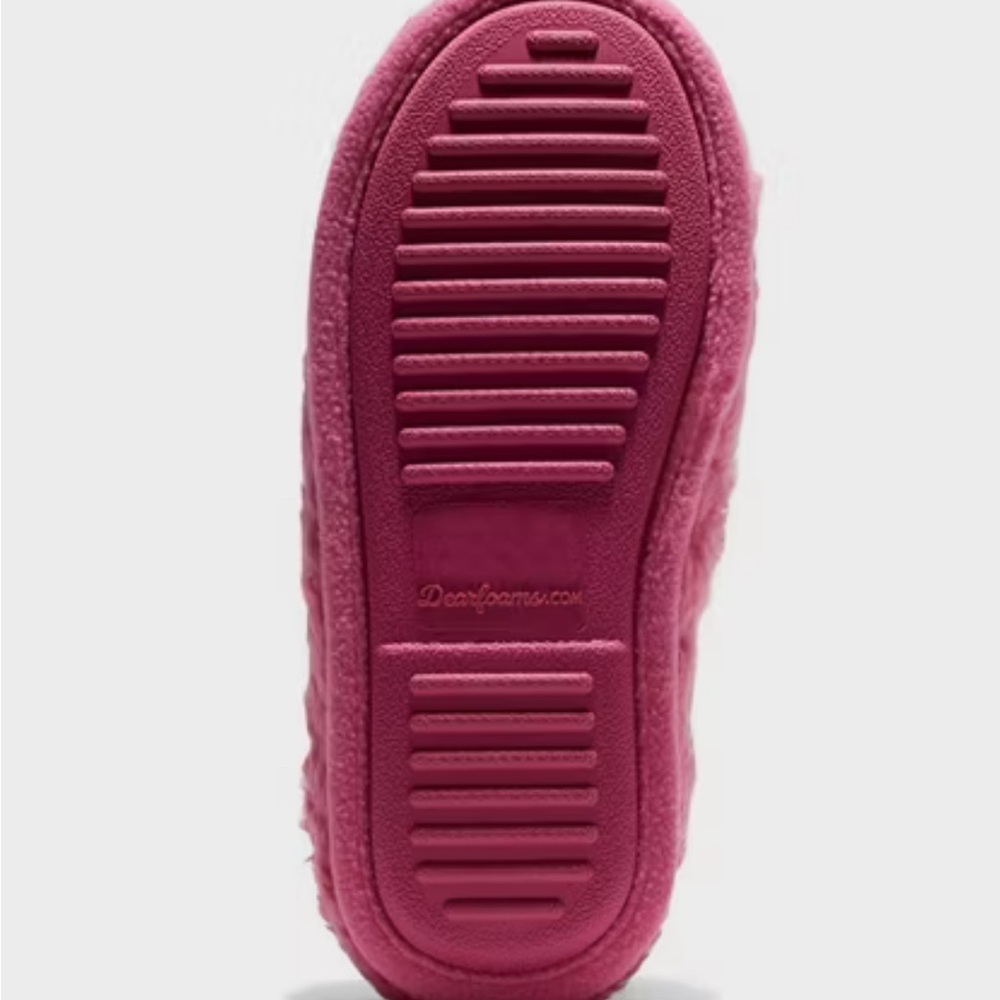 Dluxe by dearfoams Women's Smiley Slide Slippers - Picture 6 of 7